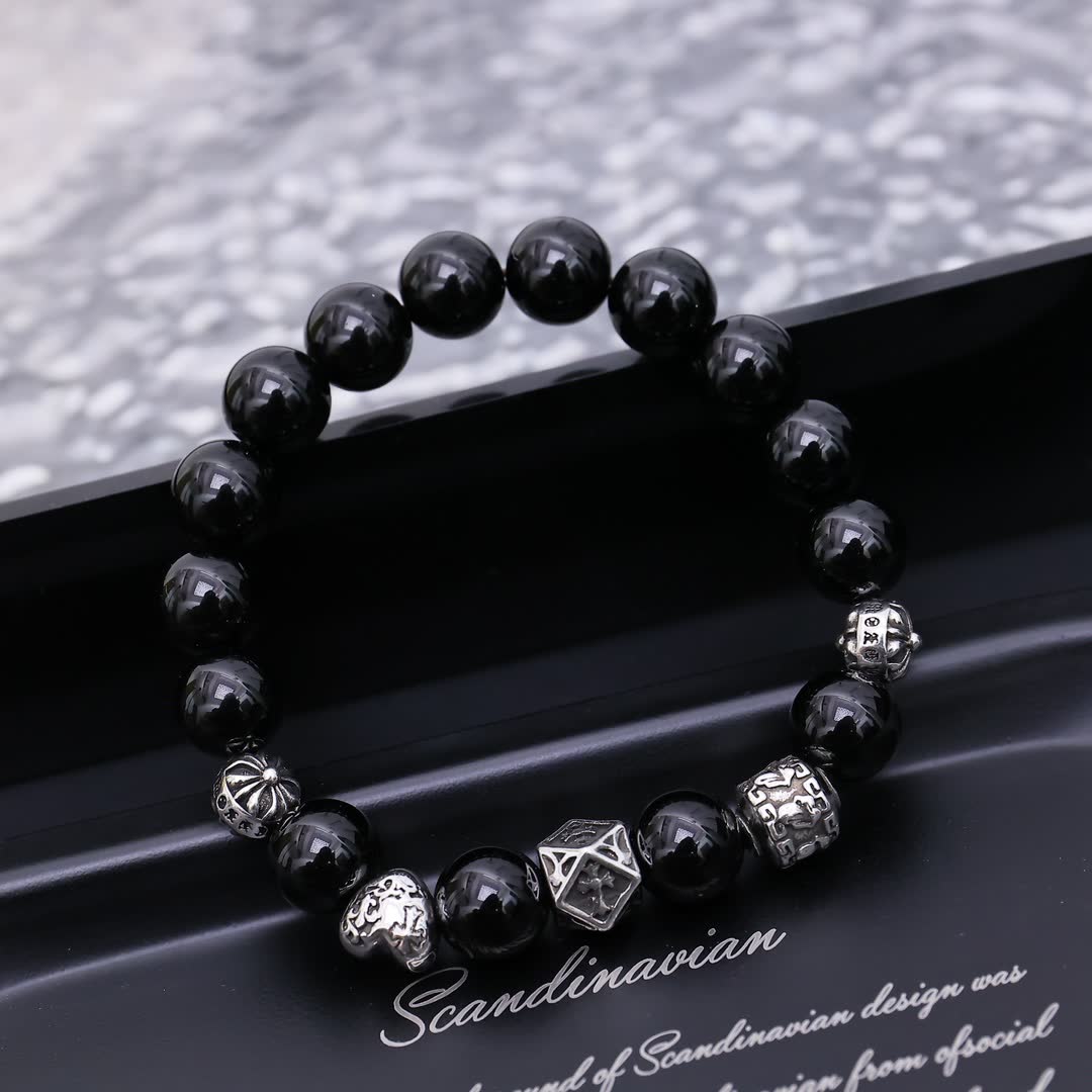 Chrome Hearts Beaded Bracelet Set